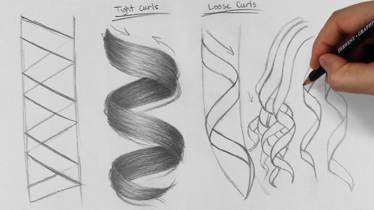 Hair Drawing Tutorials - St. Joe's Visual Art